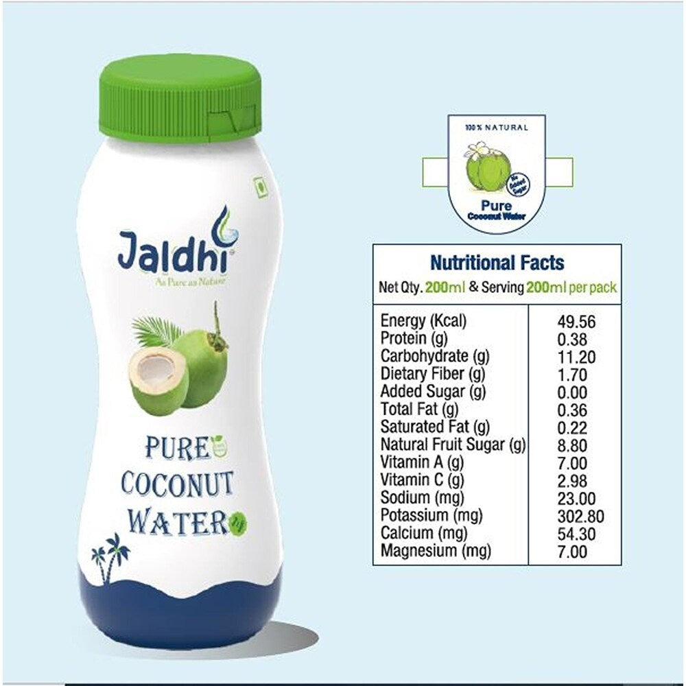 UK-0685 JALDHI As Pure As Nature Pure Coconut Water 200ML