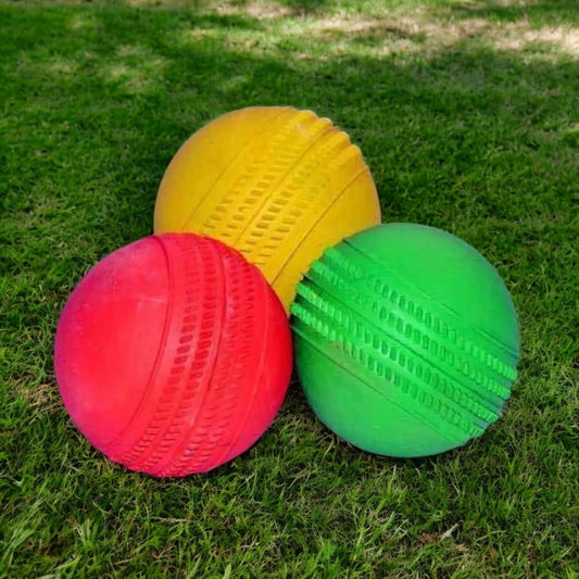 UK-0820 Rubber Cricket Ball Multi Color