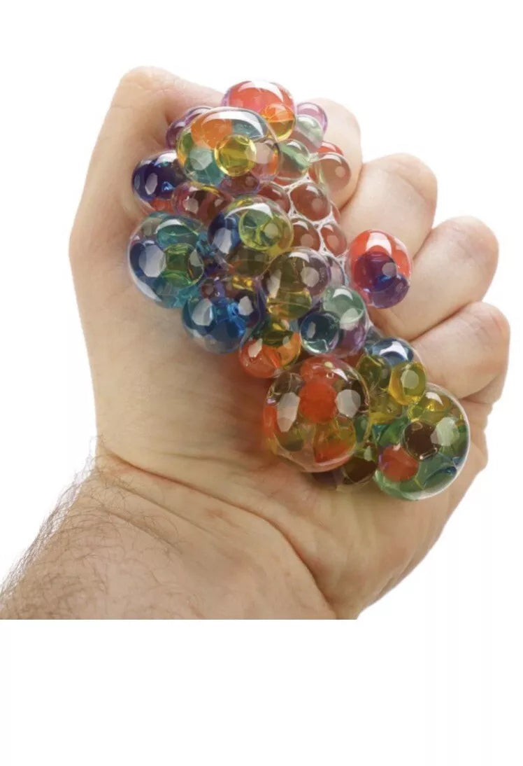 UK-0731 Squishy Jelly Ball filled with Fruits, Anti Stress Pressure Relieve Hand Exercise Toy for Kids & Adults