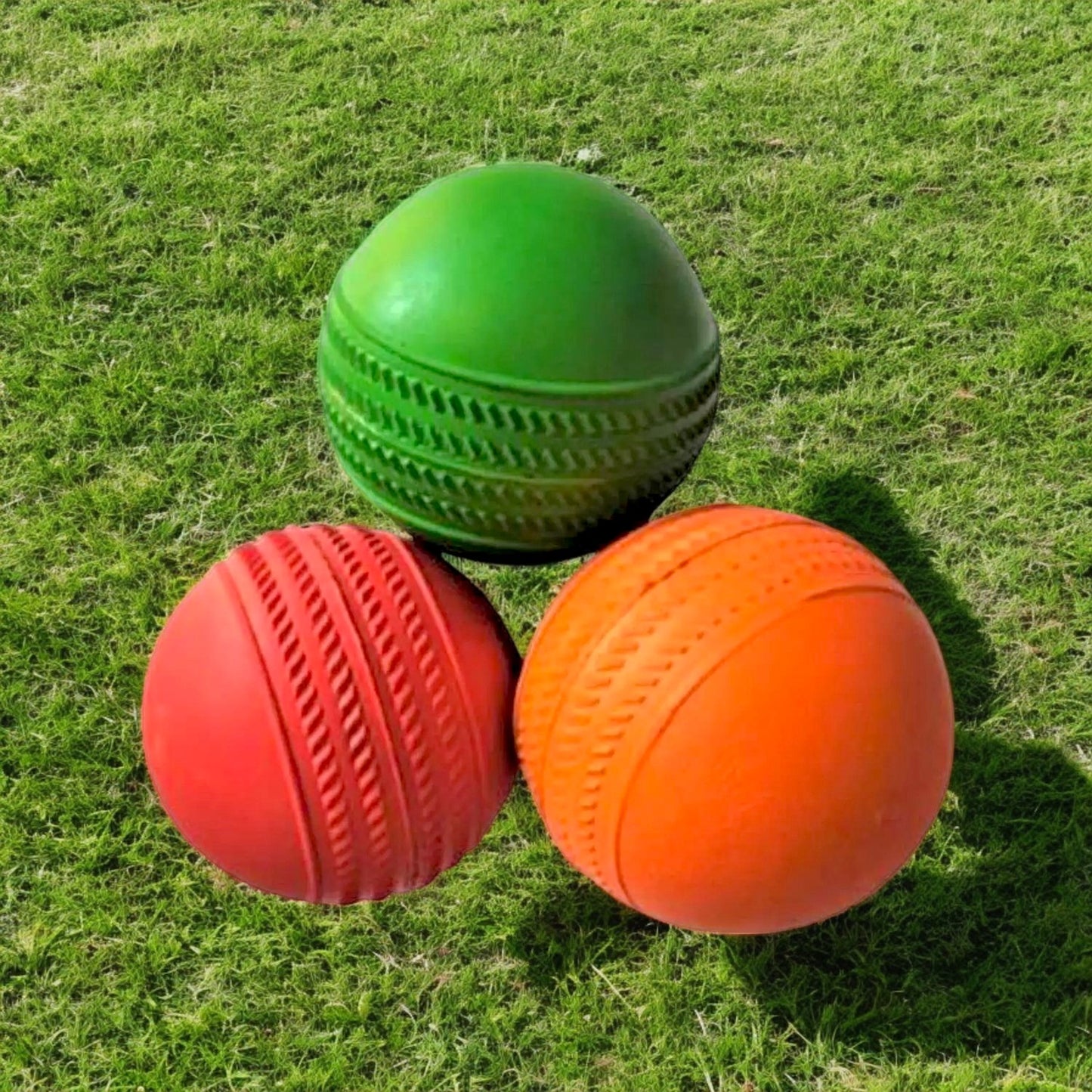 UK-0820 Rubber Cricket Ball Multi Color