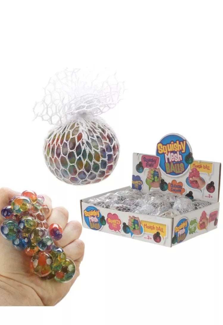 UK-0731 Squishy Jelly Ball filled with Fruits, Anti Stress Pressure Relieve Hand Exercise Toy for Kids & Adults