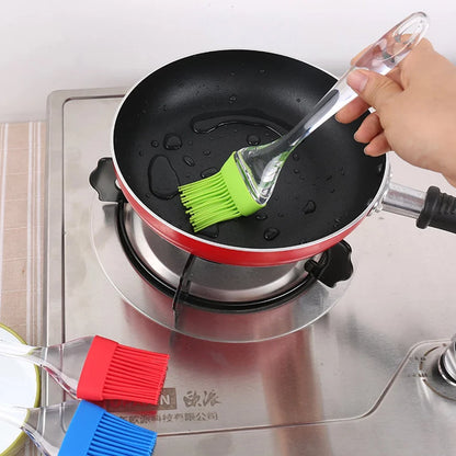 UK-0859 Silicone Spatula and Brush Set for Pastry, Cake Mixer, Decorating, Cooking, Baking, Silicone Spatula and Pastry Brush Set