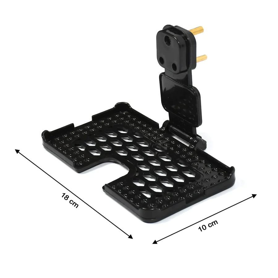 UK-0079 Multi-Purpose Wall Holder Stand for Charging Mobile Just Fit in Socket, Support All Charger and Hang