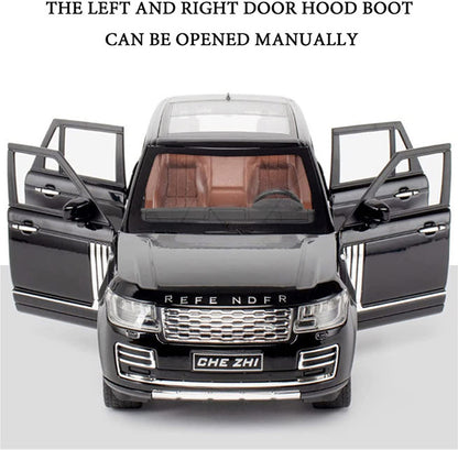 UK-1031 Range Rover Car with Light & Sound Effect, Pullback Action Car with Openable Doors Miniature Collectible Cars for Boys & Girls 3+ Years