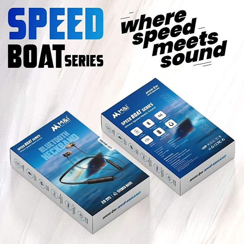 UK-0590  M&i SPEED BOAT  SERIES Neckband (M&INB-617)