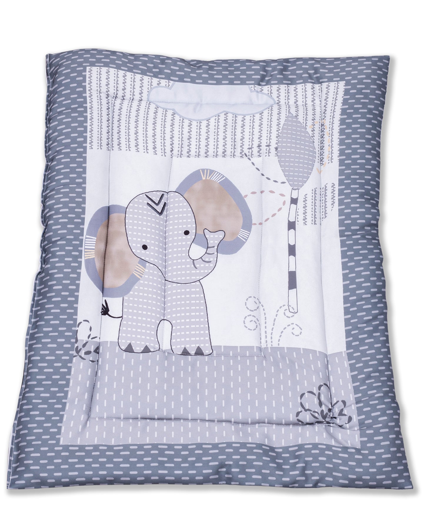 UK-0351  Newborn Baby Cotton Baby Bed | Godari | Cradle Bed | Crib Sheet | Changing Mat Baby Godadi | Godari | Bedding Set (PREMIUM)