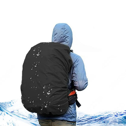 UK-0367 Heavy Waterproof Nylon Rain Cover/Dust Cover - Elastic Adjustable for Laptop Bags and Backpacks, School Bag Waterproof Cover, Dust Proof, Backpack, Laptop Bag Cover