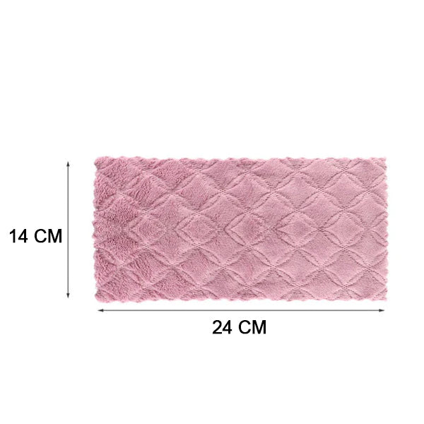 UK-0350 Microfibre Cleaning Clothes, Highly Absorbent, Very Soft, Multi-Purpose Wash Cloth for Kitchen