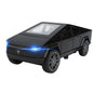 UK-0951 Tesla Cybertruck Toy Car with LED Lights – 1:36 Scale Die-Cast Model, Matte Black, Realistic Design, Pull Back Action, Sound & Light Features for Kids and Collectors