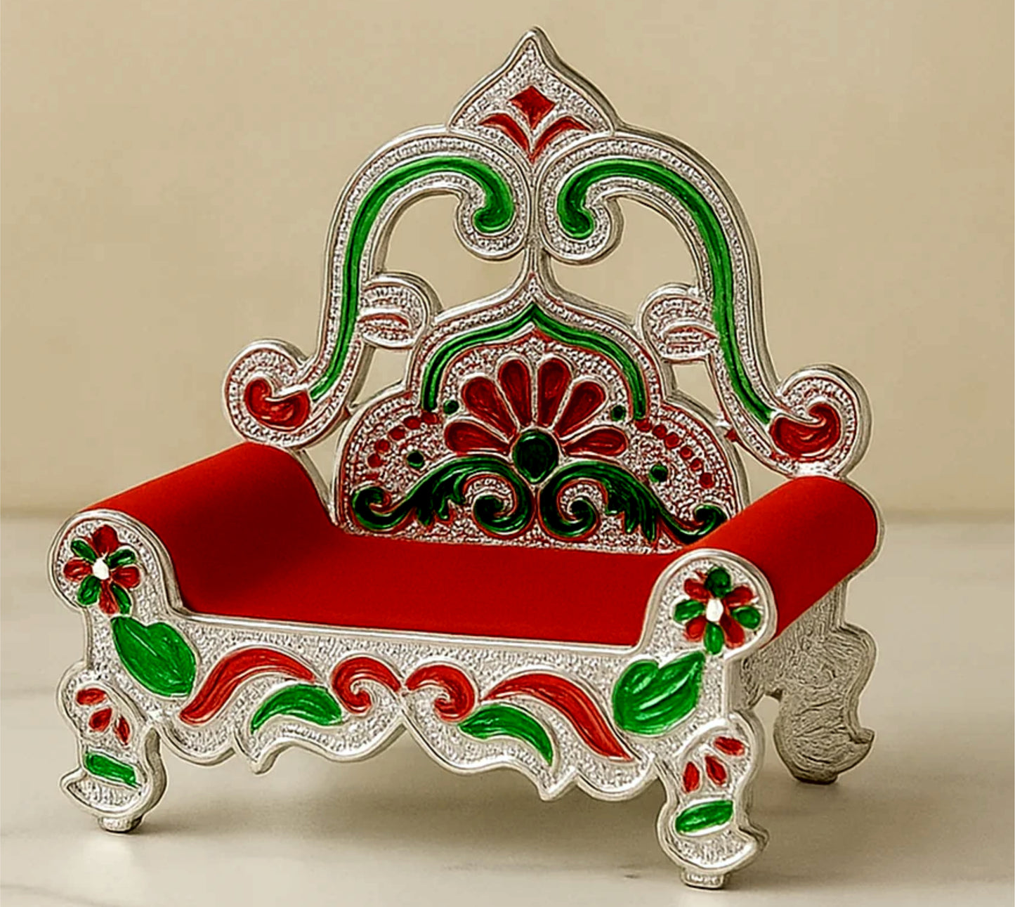 Decorative Singhasan For Laddu Gopal Krishna Ji Or Ganesha Idol