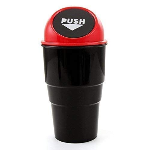 UK-0172 Car Dustbin  small Dustbin for kitchen Mini car trash bin foldable dustbin for car