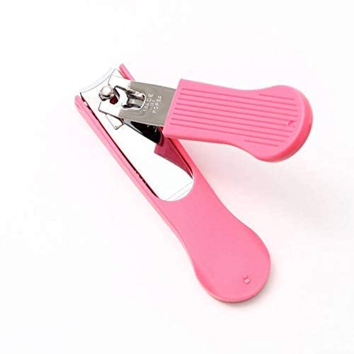 UK-0216 Nail Clipper with Comfort Grip Nail Catcher - Chrome Plated Toenails Clippers Nail Cutter Catches Clippings