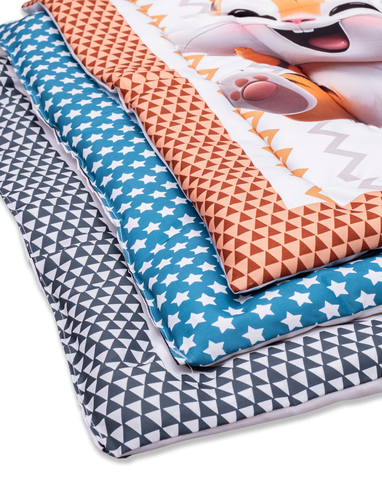 UK-0351  Newborn Baby Cotton Baby Bed | Godari | Cradle Bed | Crib Sheet | Changing Mat Baby Godadi | Godari | Bedding Set (PREMIUM)