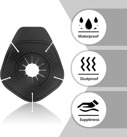 UK-1060 Car Wiper Hole Protection Cover, Universal Dustproof ABS Protector Pad for Most Vehicles, Durable Car Wiper Hole Protection Cover for Wiper Care, Anti-Rust & Debris Guard(2Pcs)