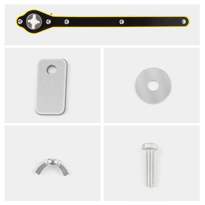 UK-1054 Auto 360 Degrees Swivel Car Jack, Handle Scissor Jack, Garage Tire Wheel Lug Wrench, Lift Speed Handle Tool
