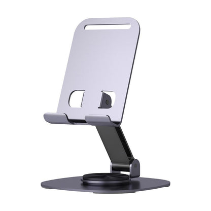 UK-0869 360° Metal Mobile Stand | Angle Adjustable Desk Phone Holder | Sturdy Anti Slip Base