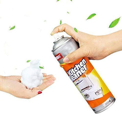 UK-0380 Multipurpose Bubble Foam Cleaner Kitchen Cleaner Spray Oil & Grease Stain Remover Chimney Cleaner Spray Bubble Cleaner All Purpose Foam Degreaser Spray