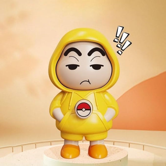 UK-0905 Shinchan Face Changing Keychain | Cartoon Shinchan ABS Key Holder | 3D Expression Changing Model | Cute Unisex Toy Keychain for Bags & Keys