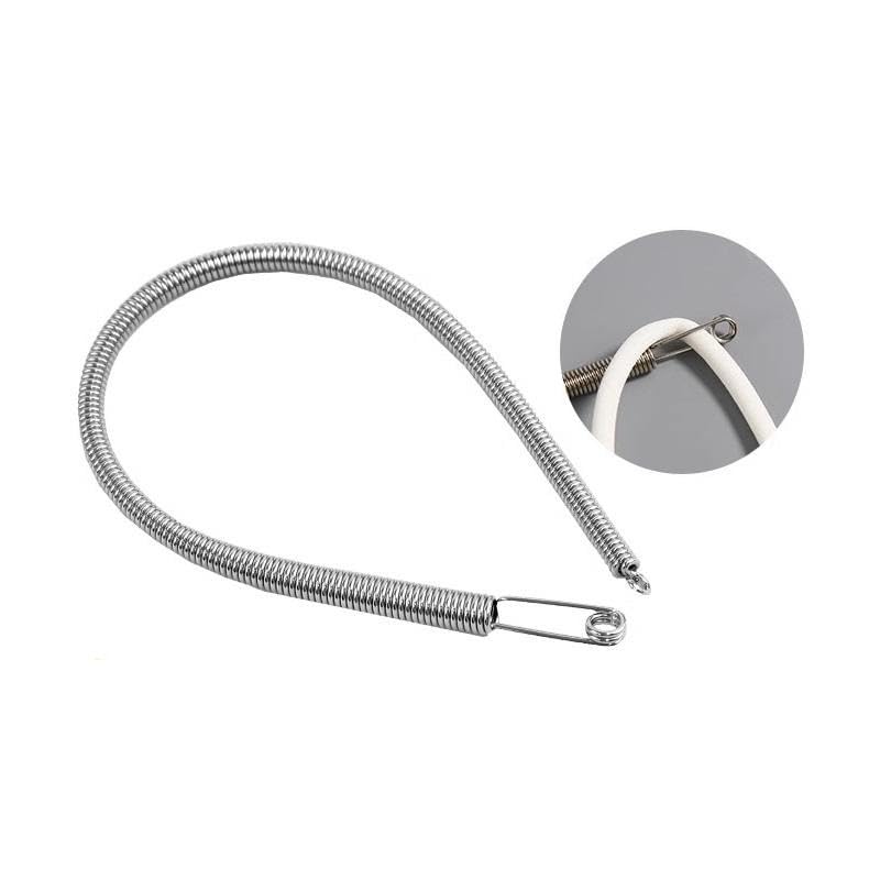 UK-1039 Stainless Steel Flexible  Universal rope /Bendable Spring Multi-Purpose Elastic/Rope Drawstring Threading Tool