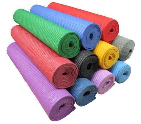 UK-0143 Yoga Mat Anti Skid Gym Workout and Flooring Exercise for Men & Women (Standard Size, 4 mm Thick-Multi Color)