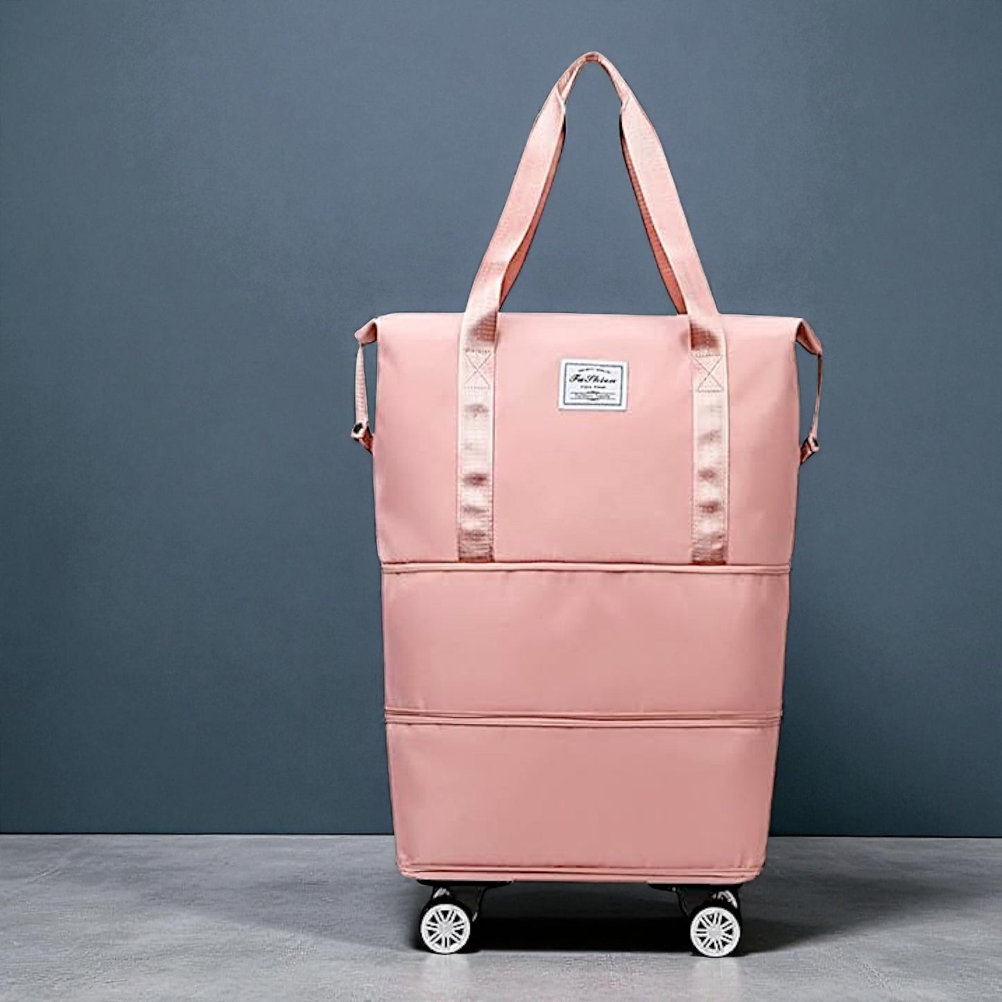 UK-1035 Duffel Trolley Bags for Travel,Luggage Bags for Travel,Rolling Duffle Bag with Wheels,Travel Bags for Luggage Trolley,Expandable Foldable Duffle Bag with Wheels