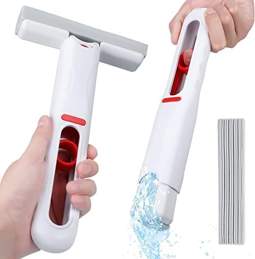 UK-0291 Portable Self-Squeeze Mini Mop, Hand Free Squeeze Mop, Self-Cleaning Mini Mop