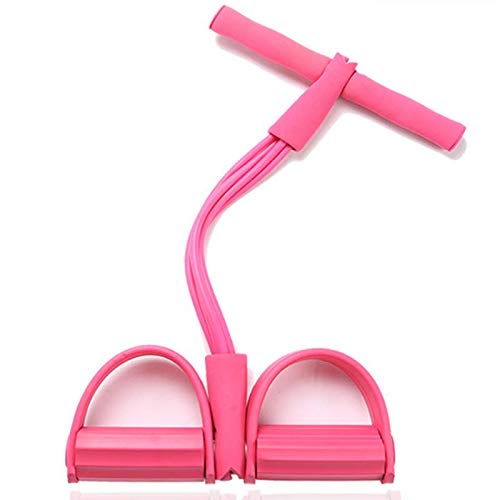 UK-1053 Pull Rope 4 Tube Tighten Waist Sit Up Training Rope for Fitness Training