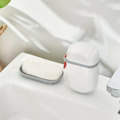 UK-0268 Soap Box Holder Travel Portable Soap Dish, Creative Soap Box Waterproof Soap Storage Container Household Soap Dish with Cover for Bathroom Soap Case