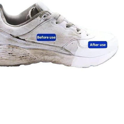 UK-0331 White Shoe Cleaning Cream, Stain Cleansing Cream for Shoe, Re-Color and Polish Smooth Leather Shoes and Boots, Sneaker Cleaner White Shoes