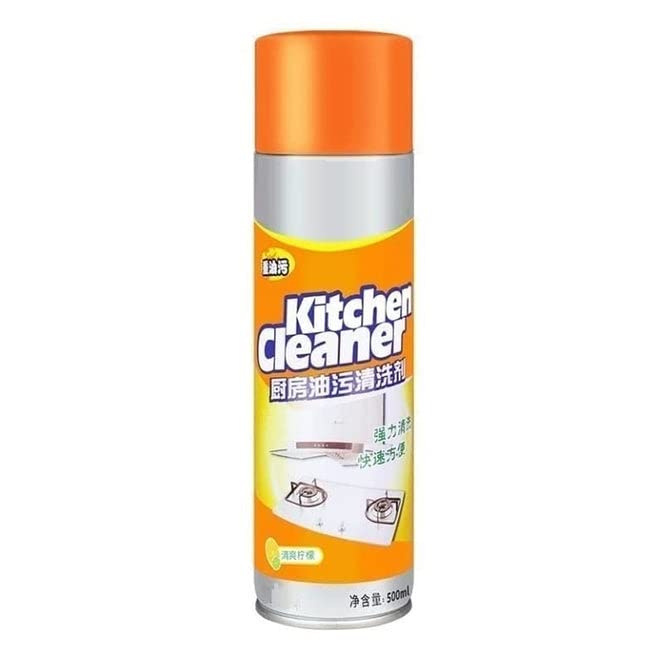 UK-0380 Multipurpose Bubble Foam Cleaner Kitchen Cleaner Spray Oil & Grease Stain Remover Chimney Cleaner Spray Bubble Cleaner All Purpose Foam Degreaser Spray