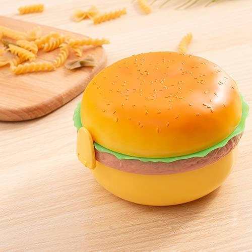 UK-0192 Burger Shape Lunch Box for Kids - School Tiffin Box for Boys & Girls