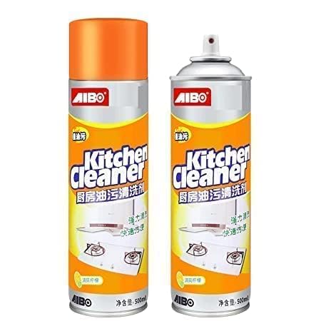 UK-0380 Multipurpose Bubble Foam Cleaner Kitchen Cleaner Spray Oil & Grease Stain Remover Chimney Cleaner Spray Bubble Cleaner All Purpose Foam Degreaser Spray