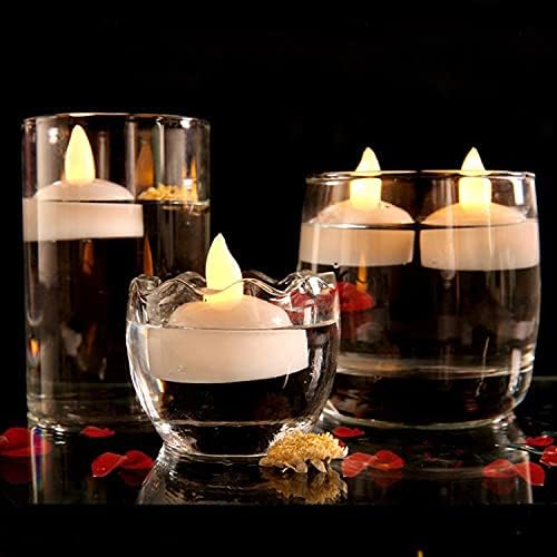 UK-0637 Water Sensor Diya for Home Decor Festivals Decoration Floating Led Light Diya Diwali Purpose Waterproof Candles Party Decorations Water Activated (Pack of 12)