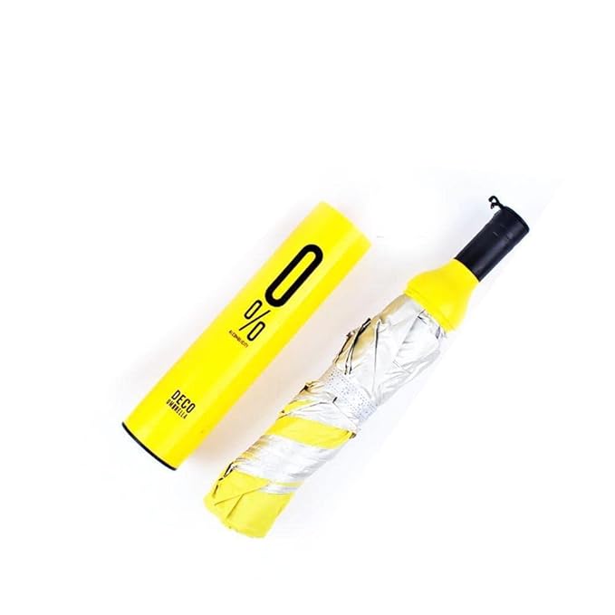 UK-0365 Folding Umbrella | Wine Bottle Shape | For Women, Men and Children