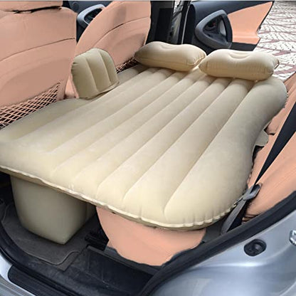 UK-0147 Car Bed Air Sofa With Two Inflatable Pillow For Car Back Seat Fits Most Car Models(With Pump)