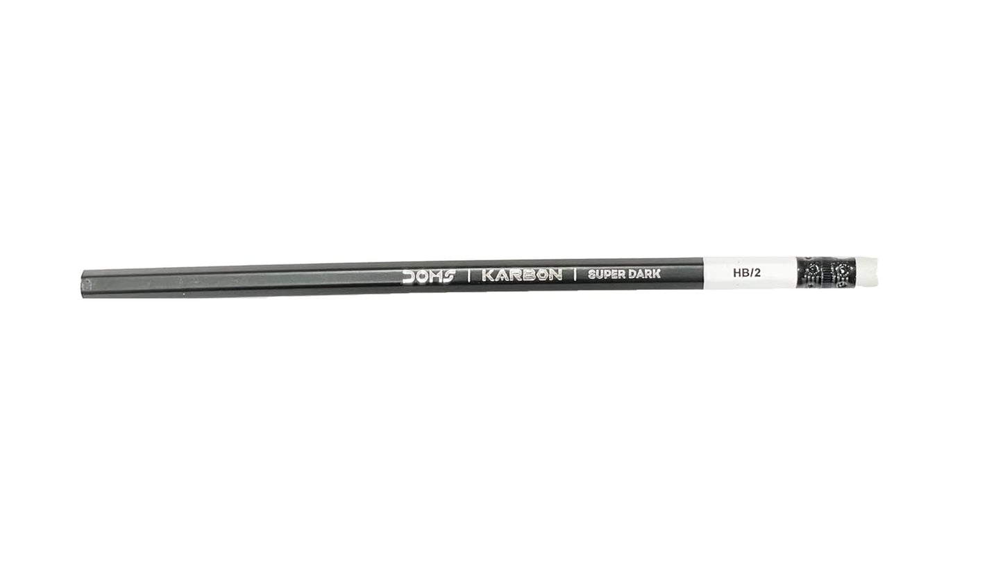 UK-0509 Doms Karbon Eraser Tipped Super Dark Pencil