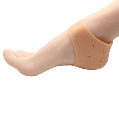 UK-0195 Heel Pad For Heel Pain Heel Socks Anti Crack Silicon Gel Heel And Foot Protector Moisturizing Socks