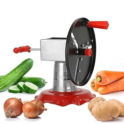 uk-0352  Potato Wafer/Chips Maker ll Potato Chips & Onion, Veggie or Fruit Manual Slicer with Finger Vegetable Peeler