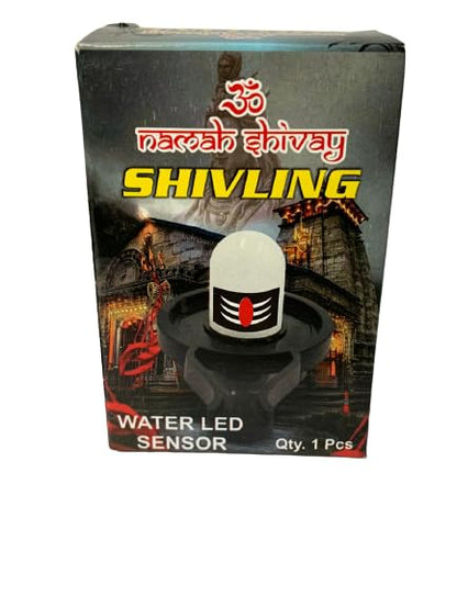 UK-0017 Water Sensor shivling and diyas, Smokeless Sensor Led Light for Indoor and Outdoor Festival Decoration Light (Shivling)