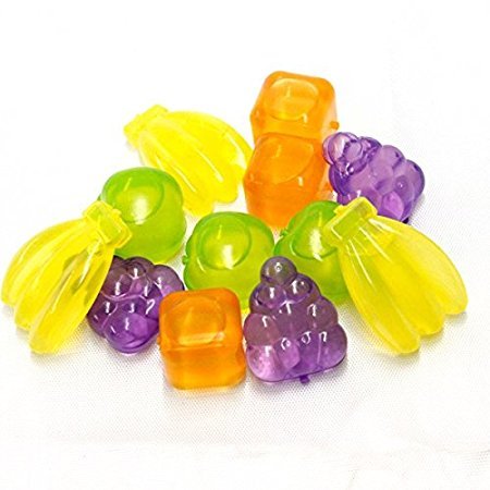 UK-0982 Fruit Shape Reusable Ice Cubes for Drinks, juice  Colorful 20pcs