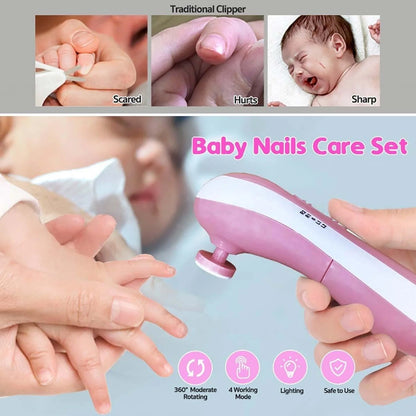 UK-0116  Baby Nail File Grinder Set Safe Nail Trimmer Kit for Kids Safe& Effective Baby Manicure Manicure Tools