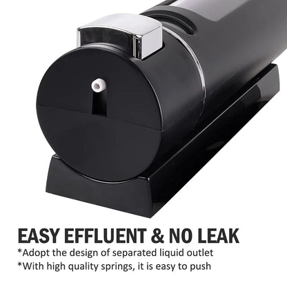 UK-0962 Wall Mounted Soap Shampoo Conditioner Hand Wash Gel Dispenser Liquid Soap Sanitizer Dispenser for Bathroom