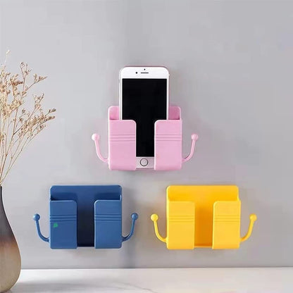 UK-0157 Wallmount Mobile Stand with Hook Design Used in All Kinds of Places Including Household and Many More as a Hanging Support for Cloths and Stuffs Purposes (Multicolor)