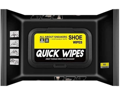 UK-0317 Shoe Cleaner Wipes 80 Pcs Best Quickly Remove Dirt & Stains - These Disposable Shoe Cleaning Wipes