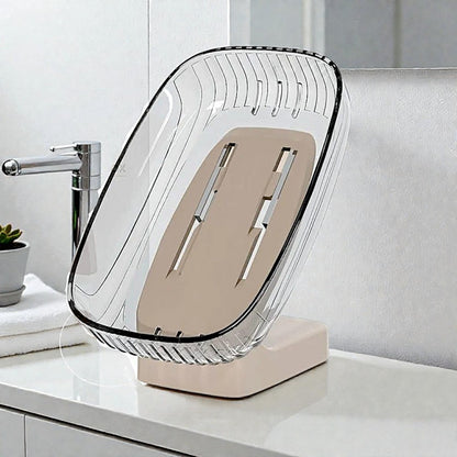 UK-1049 Soap Box, Soap Holder with Fast Water Drainage | Premium Plastic Soap Dish for Bathroom, Wash Basin & Kitchen ( 1PC )