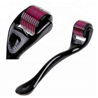 UK-0176 Derma Roller For Hair And Beard Regrowth 540 Micro 0.5mm Titanium Alloy Needles Reduces Hair Fall & Stimulates Hair Follicles, Safe and Effective Easy to use | Skin Care Men and Women