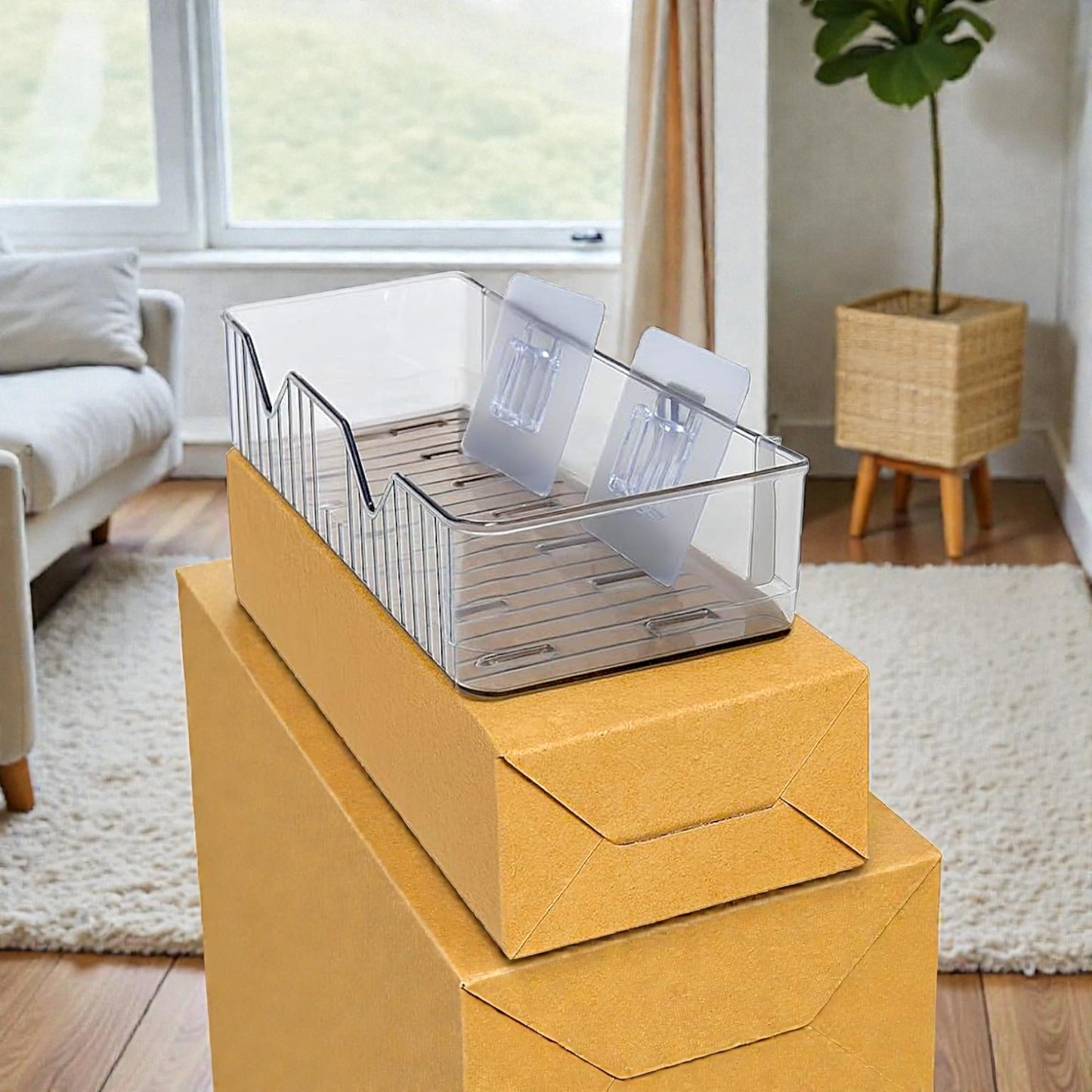 UK-1048 Wall Shelf Organizer Wall Mounted Toilet Shelves Rack Holder Stand for Bathroom Accessories