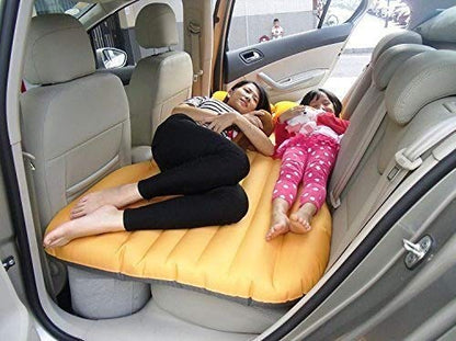 UK-0147 Car Bed Air Sofa With Two Inflatable Pillow For Car Back Seat Fits Most Car Models(With Pump)