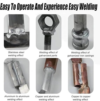 UK-0499 Low Temperature Universal Welding Rod, Aluminum Welding Rods, Metal Universal Low Temperature Easy Melt (Just Need a Lighter) Aluminum Soldering Welding Rods (3pc)