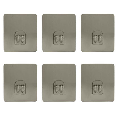 UK-0887 Self Adhesive Wall Hook Seamless Stickers Wall-Mounted Super Strong PVC Waterproof Big Adhesive Heavy Duty Magic Sticky